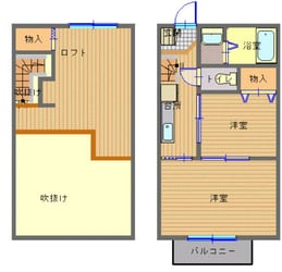 マイプログレス住吉の物件間取画像